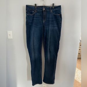 GAP 32 Tall Denim Jeans CURVY STRAIGHT